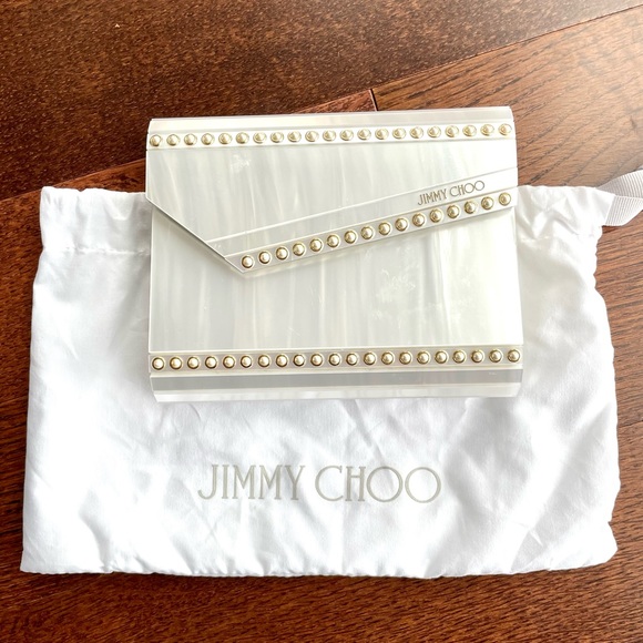 Jimmy Choo Bags Jimmy Choo Candy Acrylic Pearl Embellished Clutch